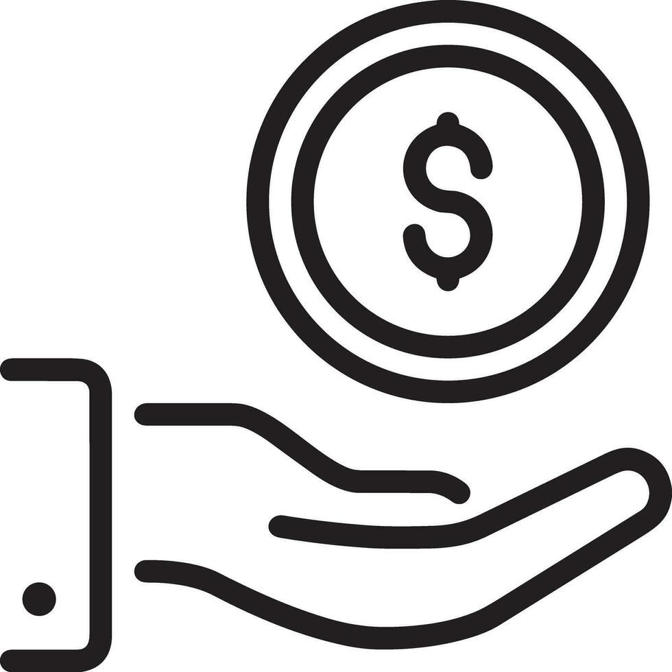 Money exchange payment icon symbol vector image. Illustration of the dollar currency coin graphic design image
