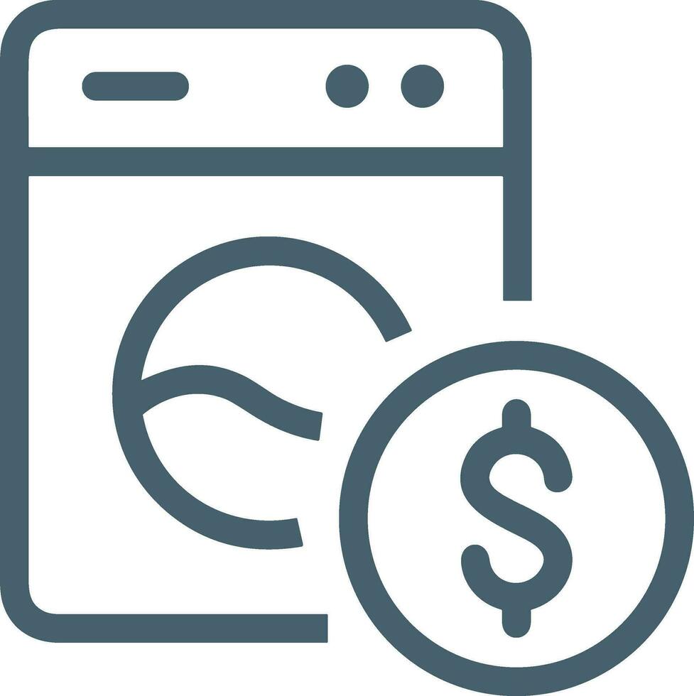 Money exchange payment icon symbol vector image. Illustration of the dollar currency coin graphic design image