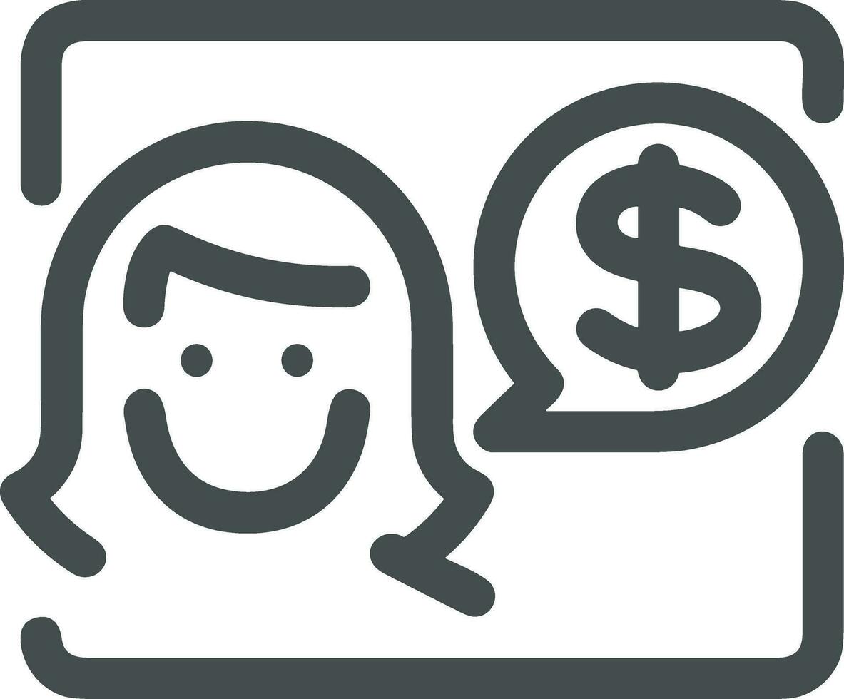 Money exchange payment icon symbol vector image. Illustration of the dollar currency coin graphic design image