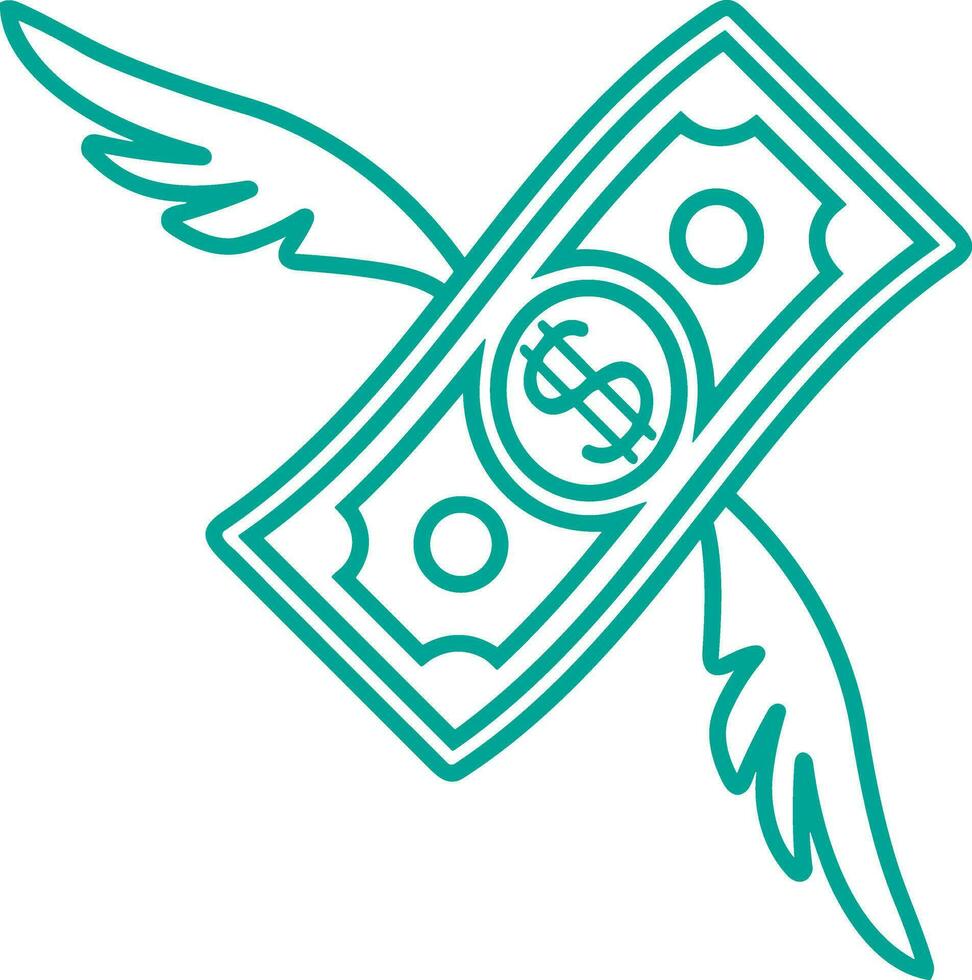 Money exchange payment icon symbol vector image. Illustration of the dollar currency coin graphic design image