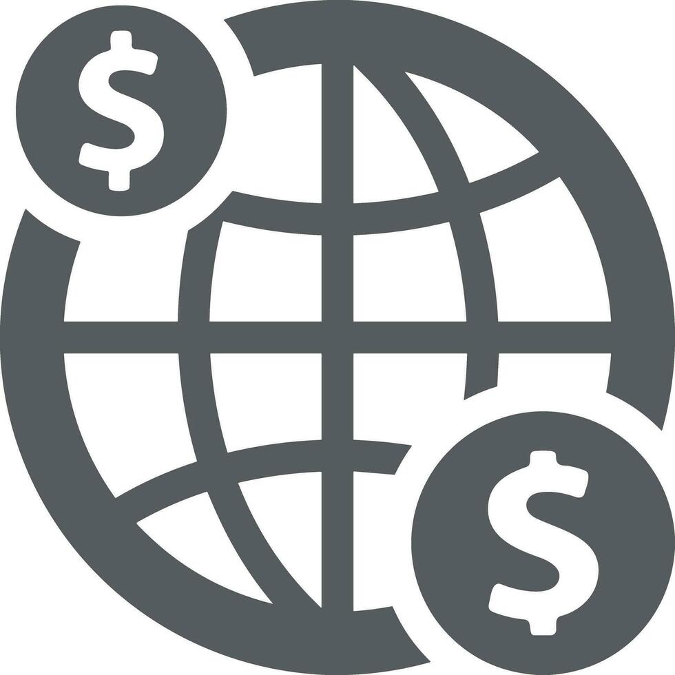 Money exchange payment icon symbol vector image. Illustration of the dollar currency coin graphic design image