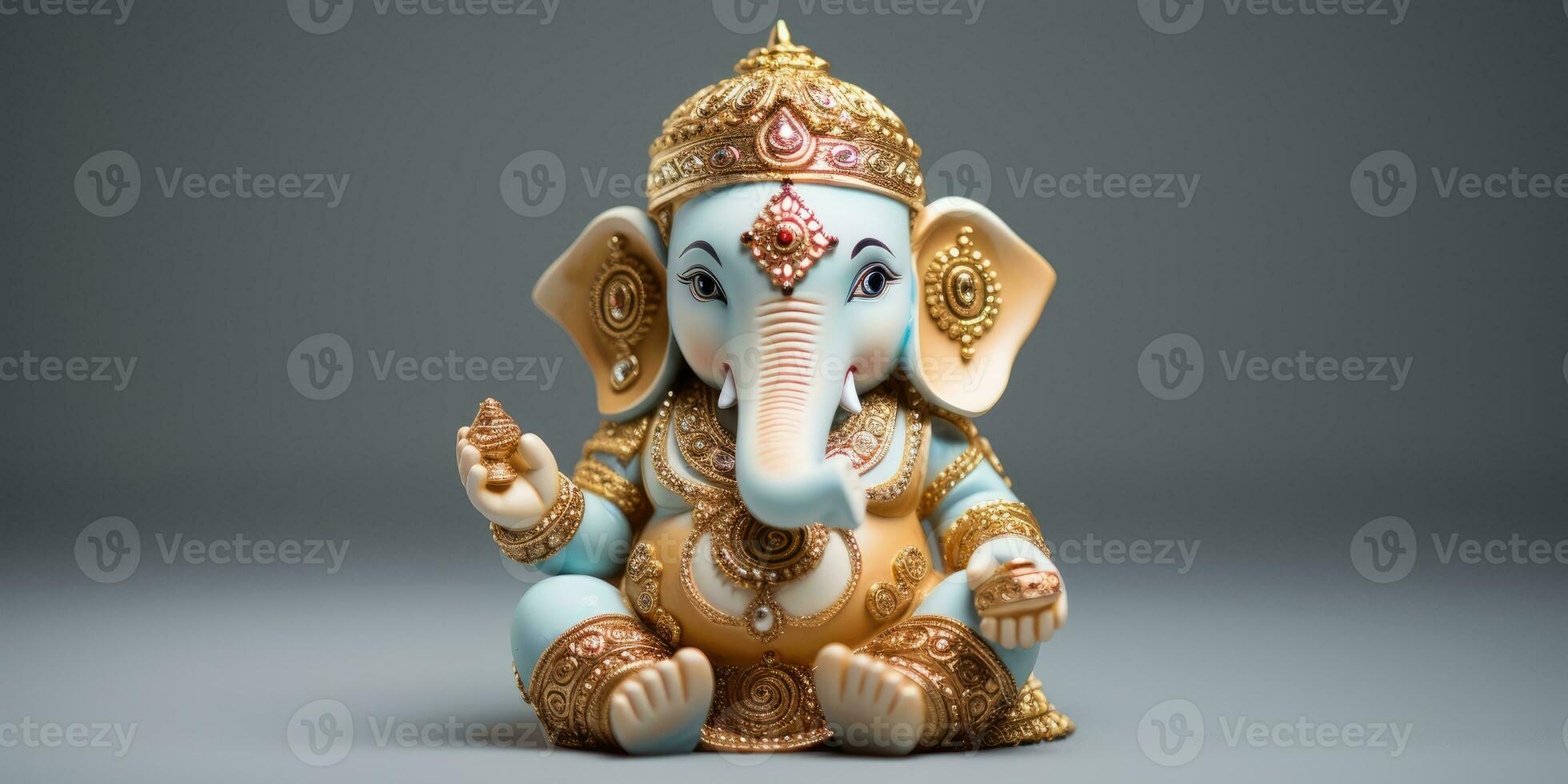 Ganesha, Invitation, Happiness, Ganesha, God. Generated AI photo