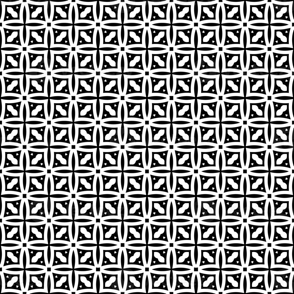 Black seamless abstract pattern. Overlay for background and backdrop. Ornamental design. PNG graphic illustration with transparent background.