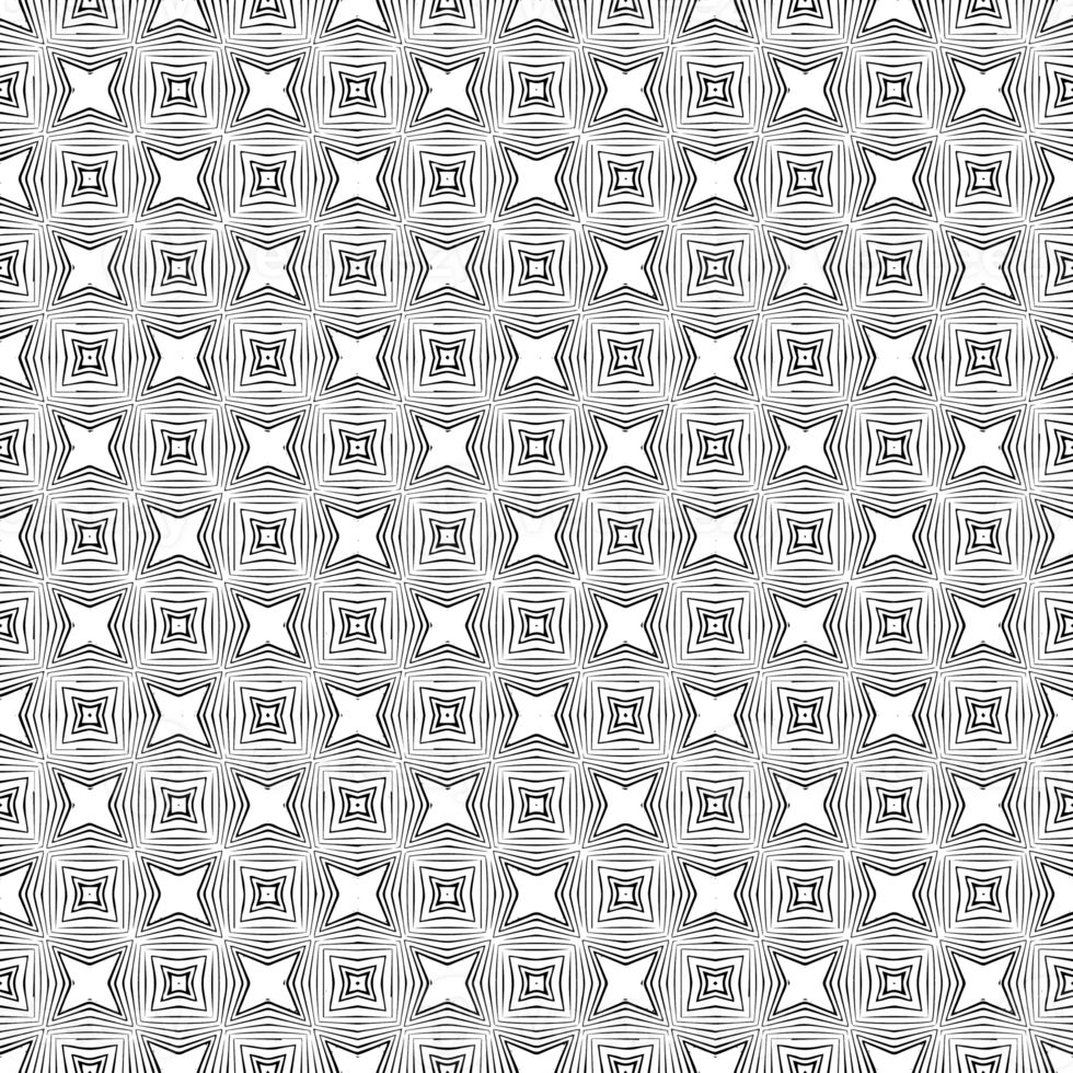 Black seamless abstract pattern. Overlay for background and backdrop. Ornamental design. PNG graphic illustration with transparent background.