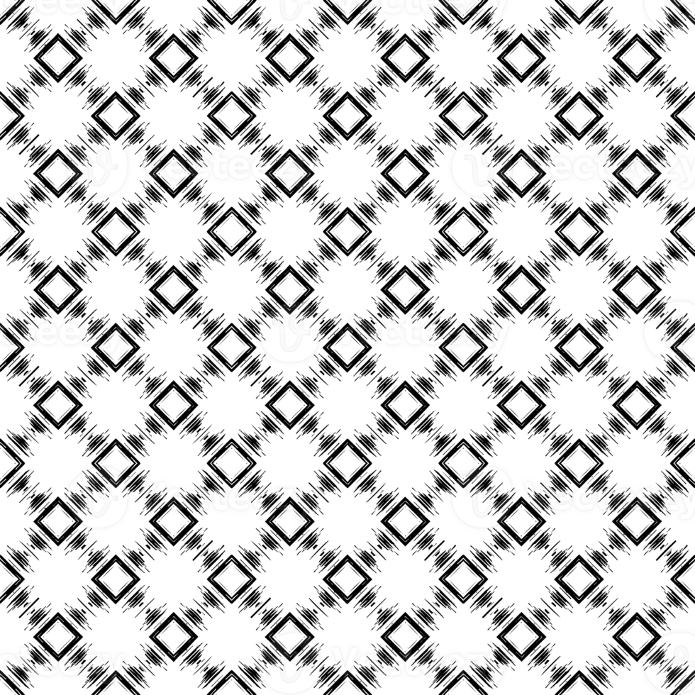 Black seamless abstract pattern. Overlay for background and backdrop. Ornamental design. PNG graphic illustration with transparent background.