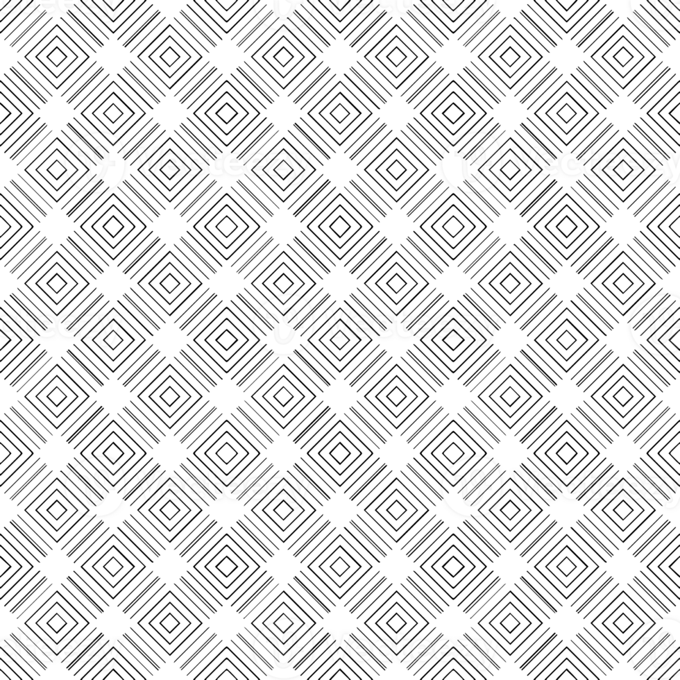 Black seamless abstract pattern. Overlay for background and backdrop. Ornamental design. PNG graphic illustration with transparent background.