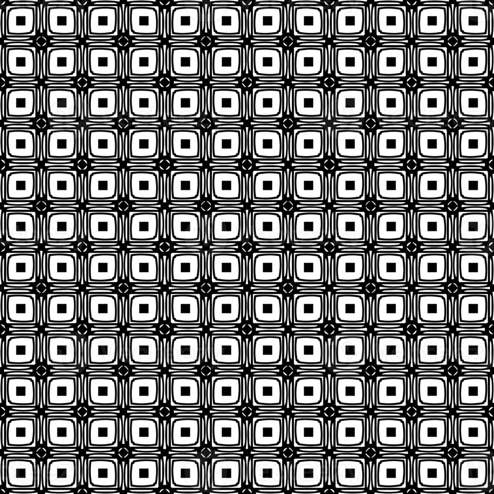 Black seamless abstract pattern. Overlay for background and backdrop. Ornamental design. PNG graphic illustration with transparent background.