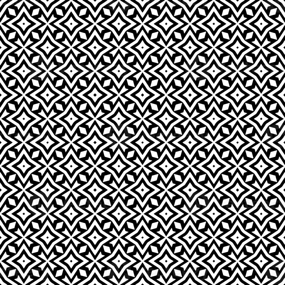 Black seamless abstract pattern. Overlay for background and backdrop. Ornamental design. PNG graphic illustration with transparent background.