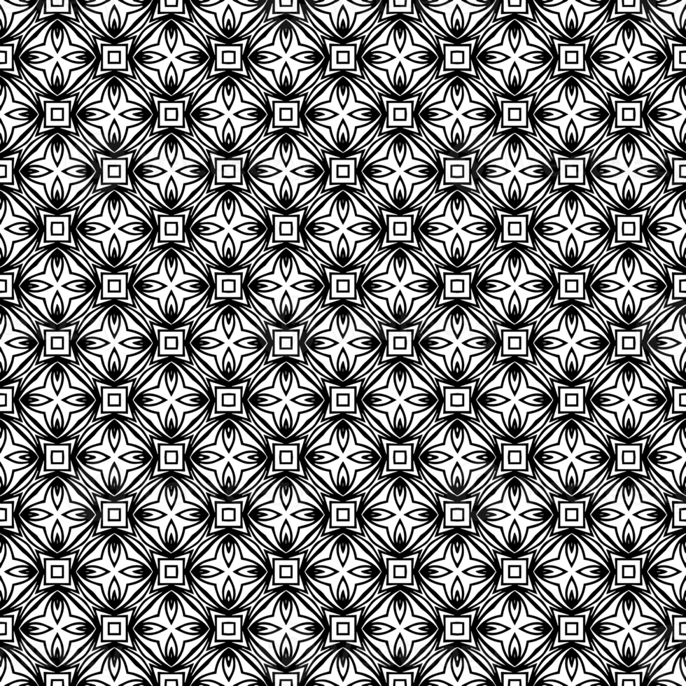 Black seamless abstract pattern. Overlay for background and backdrop. Ornamental design. PNG graphic illustration with transparent background.