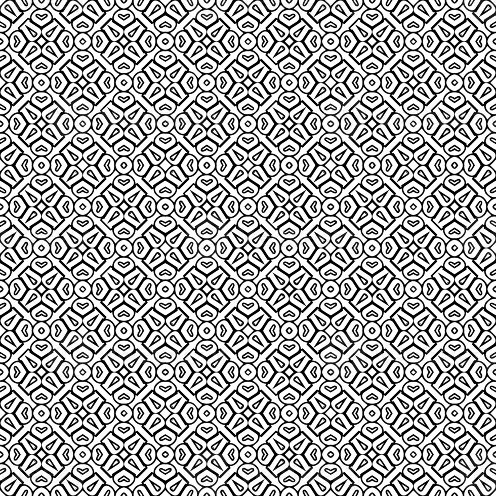 Black seamless abstract pattern. Overlay for background and backdrop. Ornamental design. PNG graphic illustration with transparent background.
