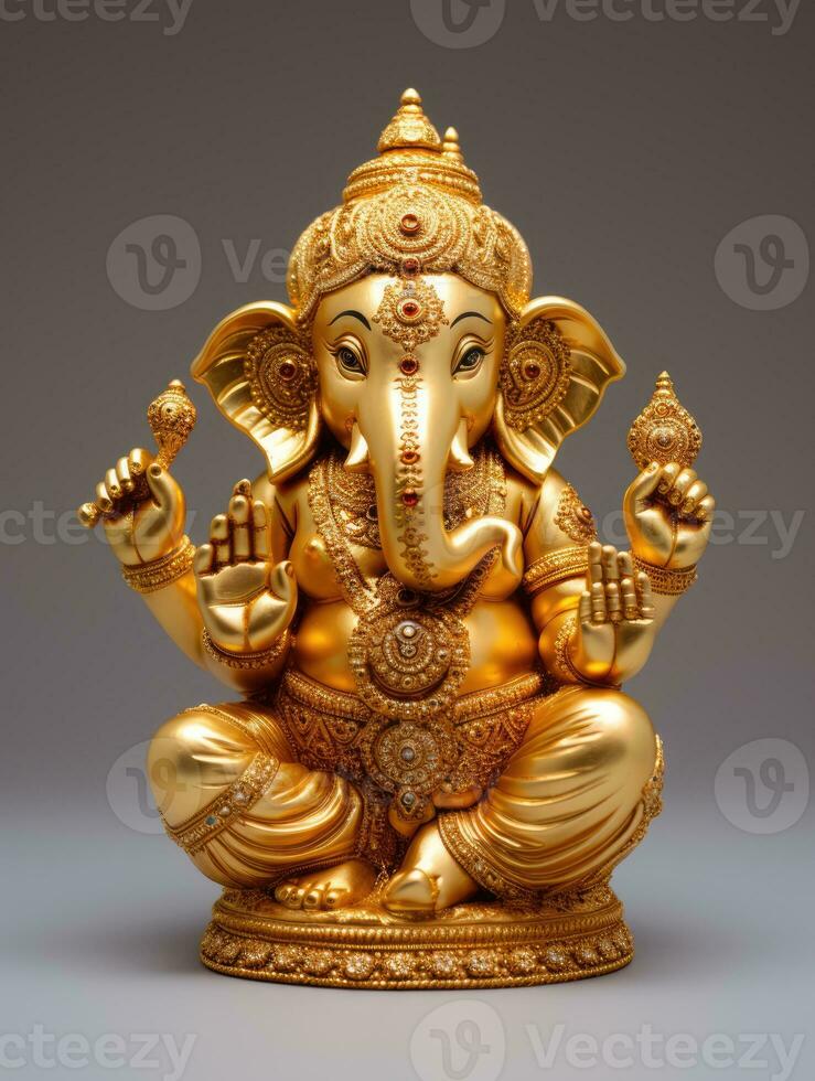 Ganesha, Invitation, Happiness, Ganesha, God. Generated AI photo