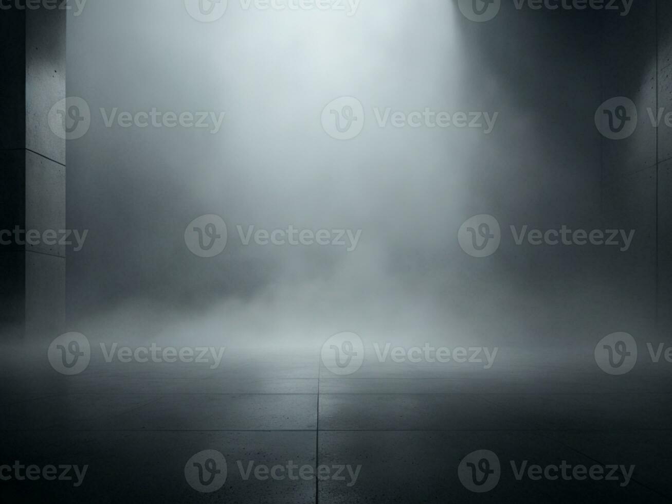 Dark Mist Fog Background AI Generative photo