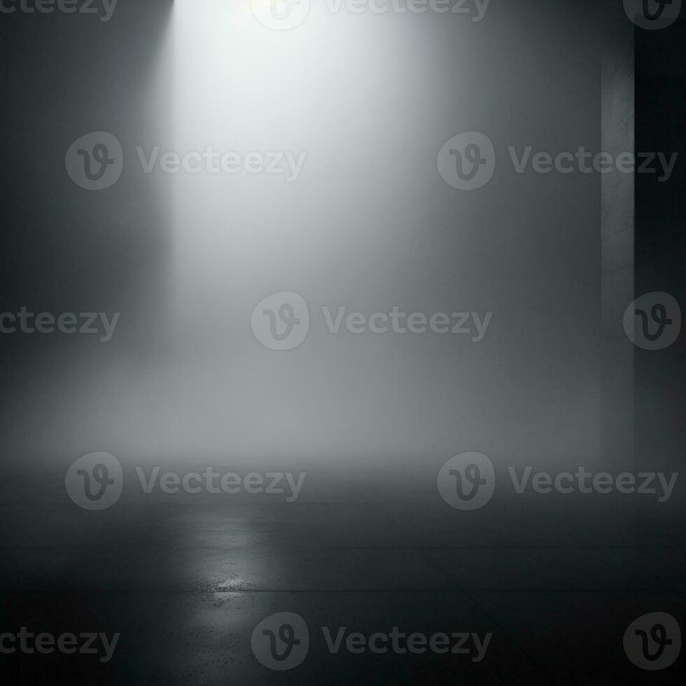 Dark Mist Fog Background AI Generative photo