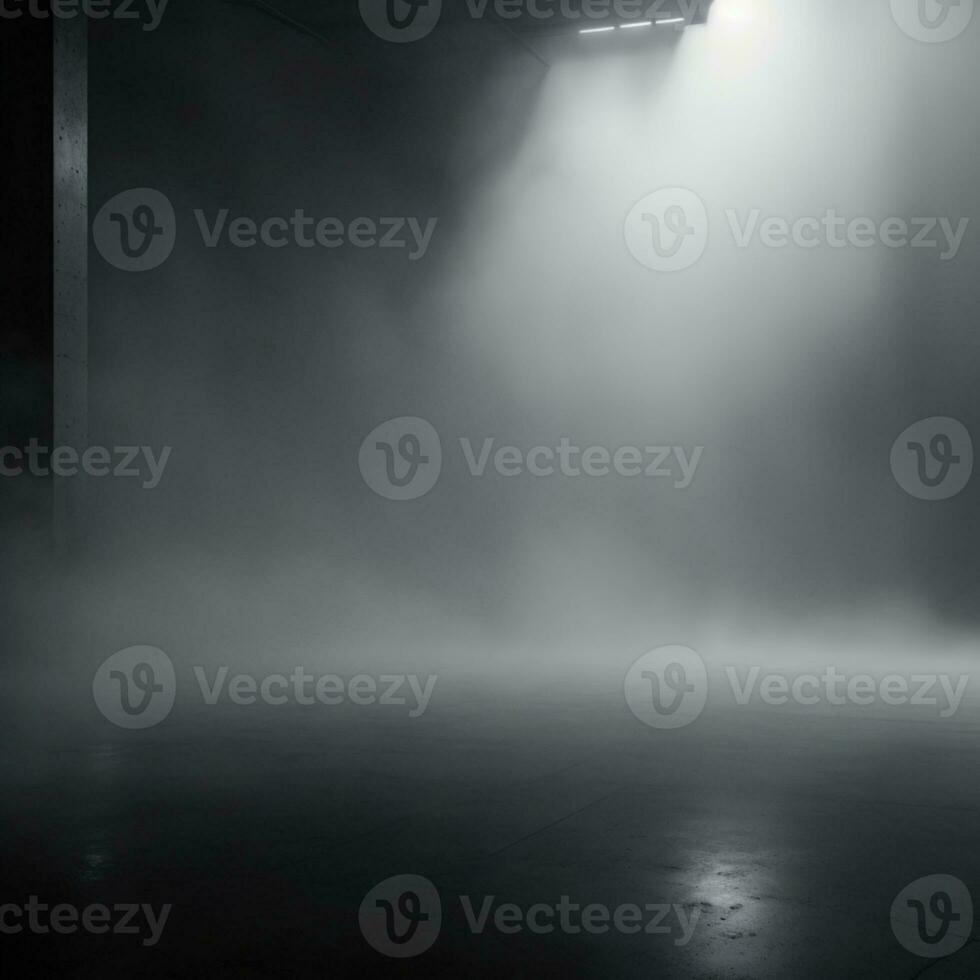 Dark Mist Fog Background AI Generative photo