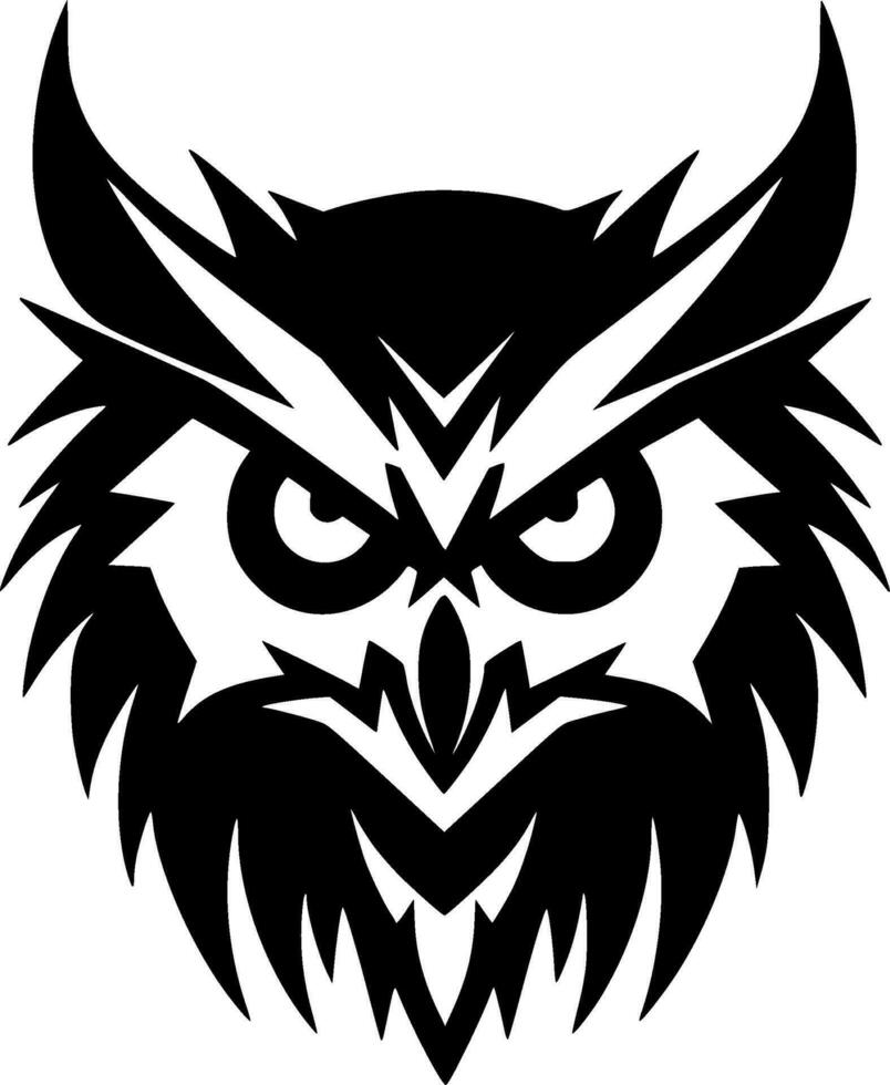 Owl - High Quality Vector Logo - Vector illustration ideal for T-shirt graphic