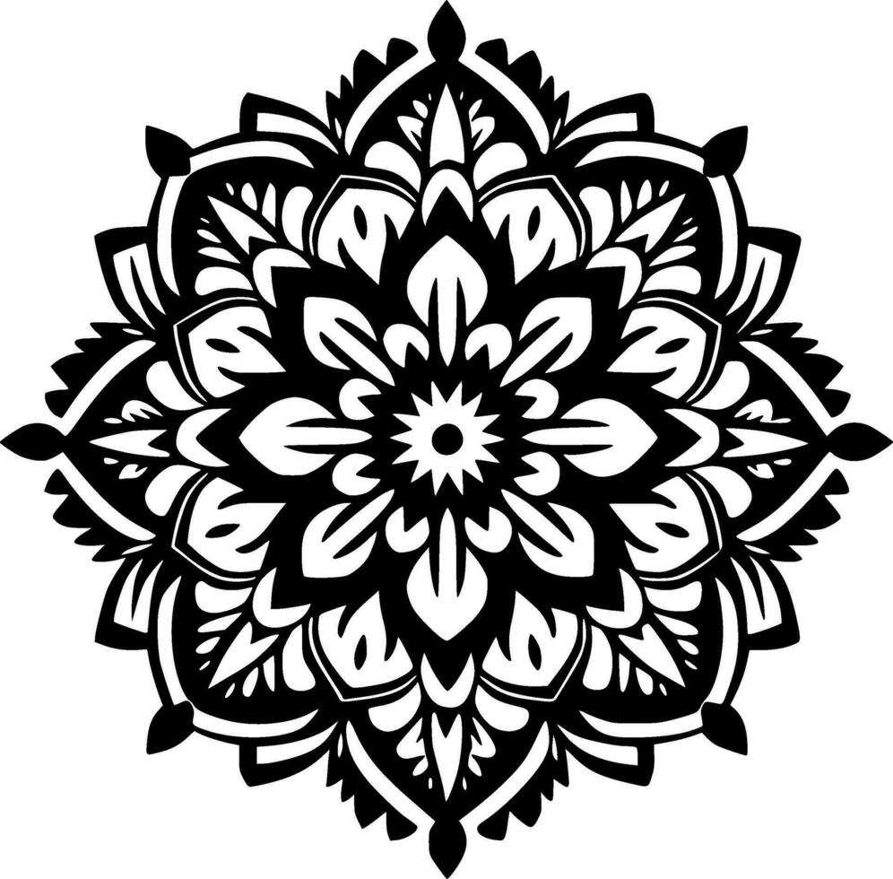 Mandala - High Quality Vector Logo - Vector illustration ideal for T-shirt graphic