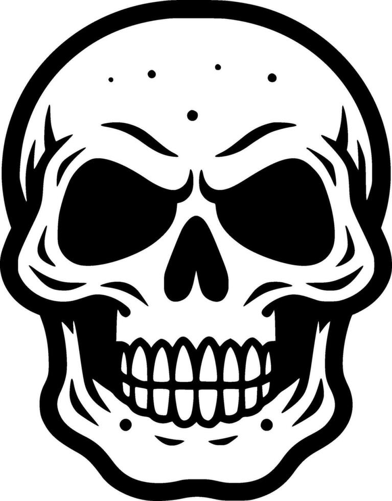 Halloween - Black and White Isolated Icon - Vector illustration