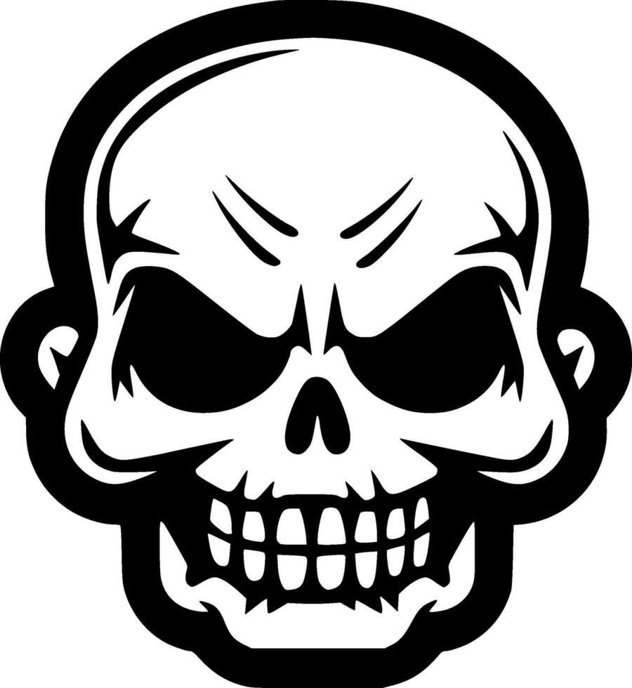 Halloween - Black and White Isolated Icon - Vector illustration