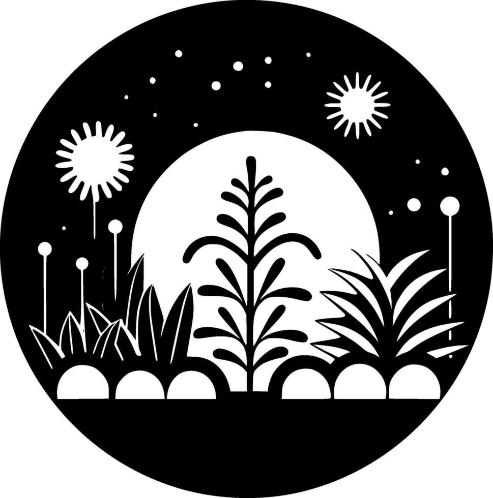 Garden - High Quality Vector Logo - Vector illustration ideal for T-shirt graphic