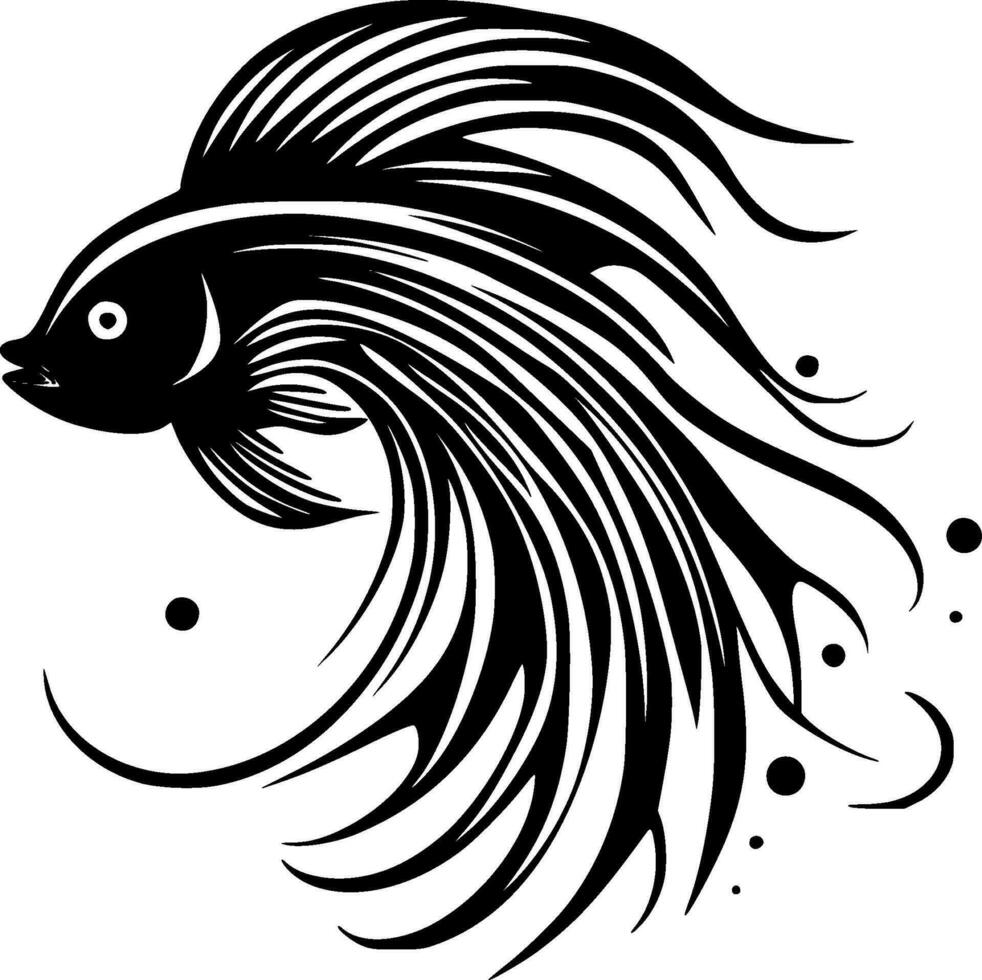 Fish - High Quality Vector Logo - Vector illustration ideal for T-shirt graphic