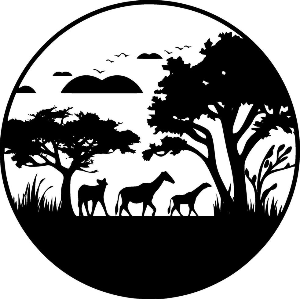 Africa - High Quality Vector Logo - Vector illustration ideal for T-shirt graphic