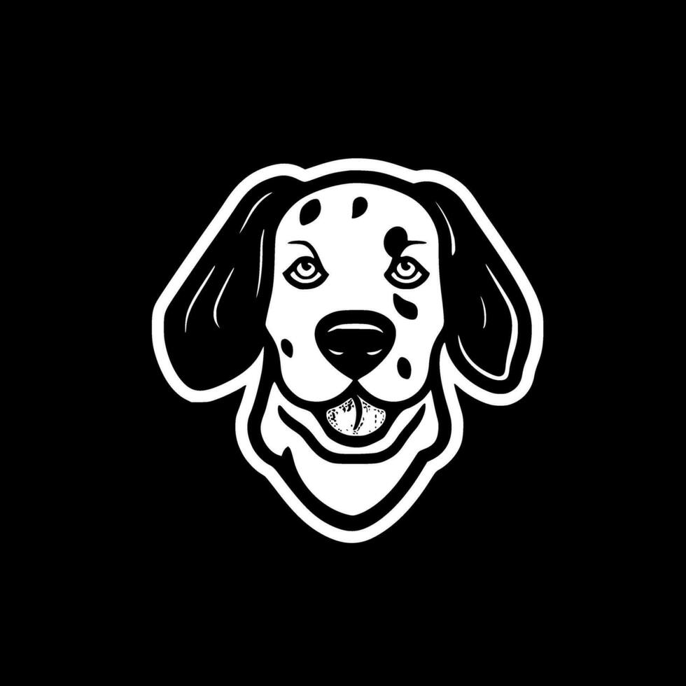 Dalmatian, Minimalist and Simple Silhouette - Vector illustration