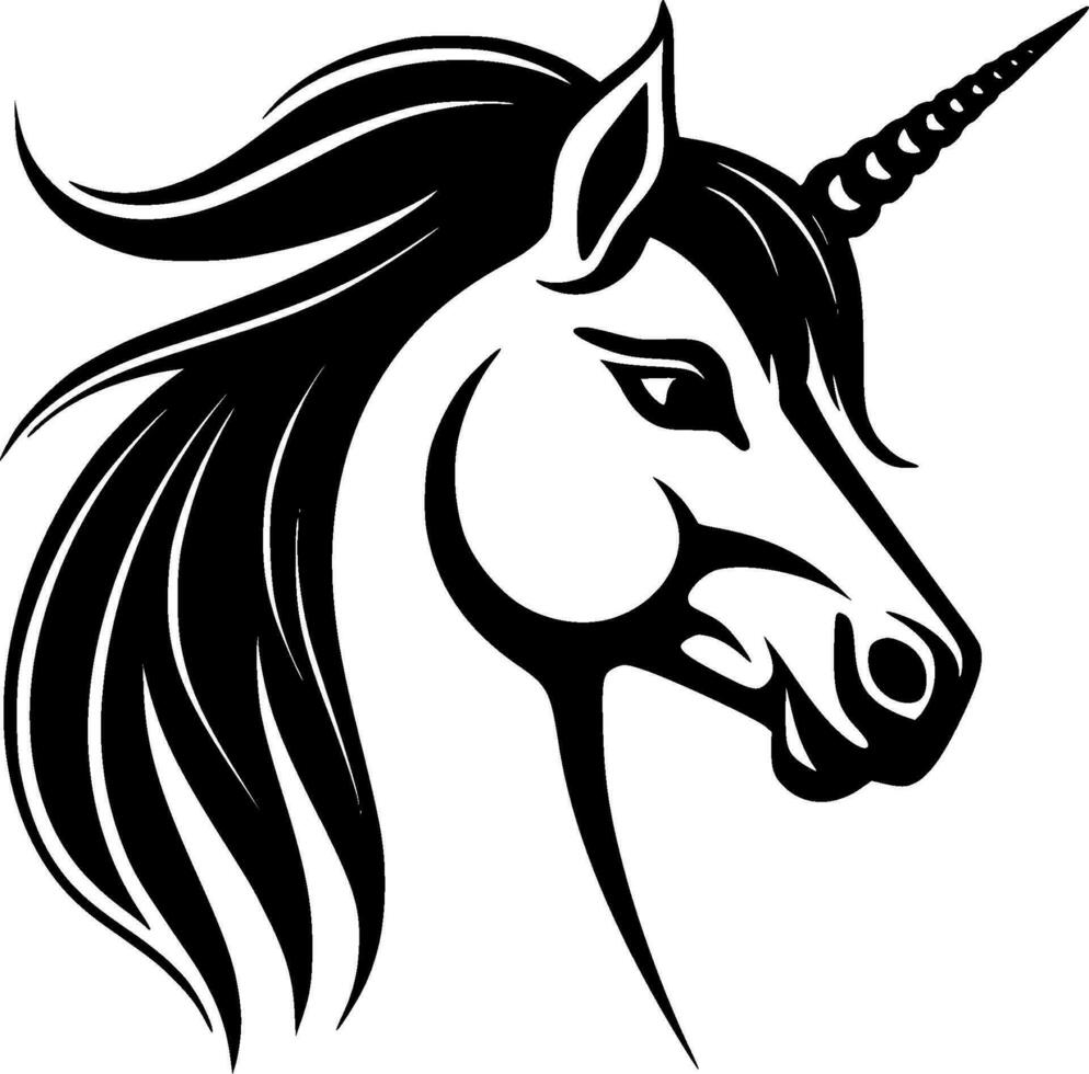 Unicorn - High Quality Vector Logo - Vector illustration ideal for T-shirt graphic