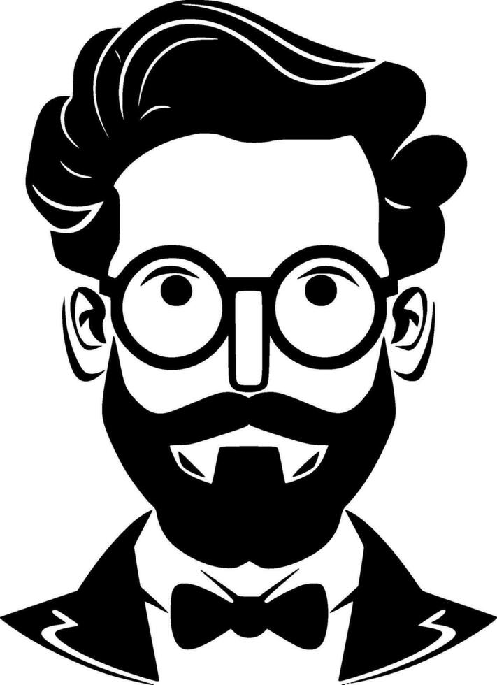 profesor - minimalista y plano logo - vector ilustración