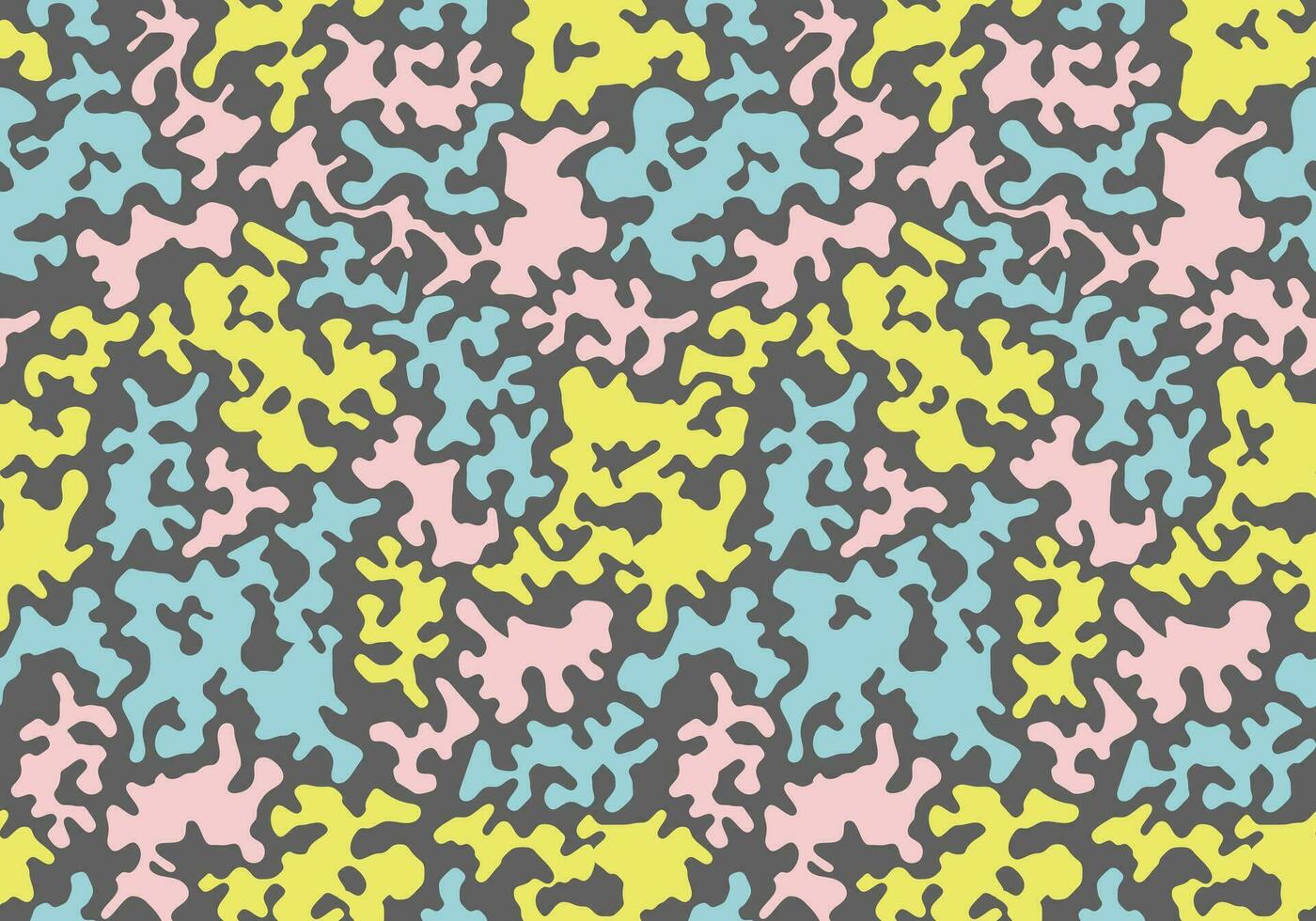 Military textile of camouflage for uniform. Como fabric textured material. vector