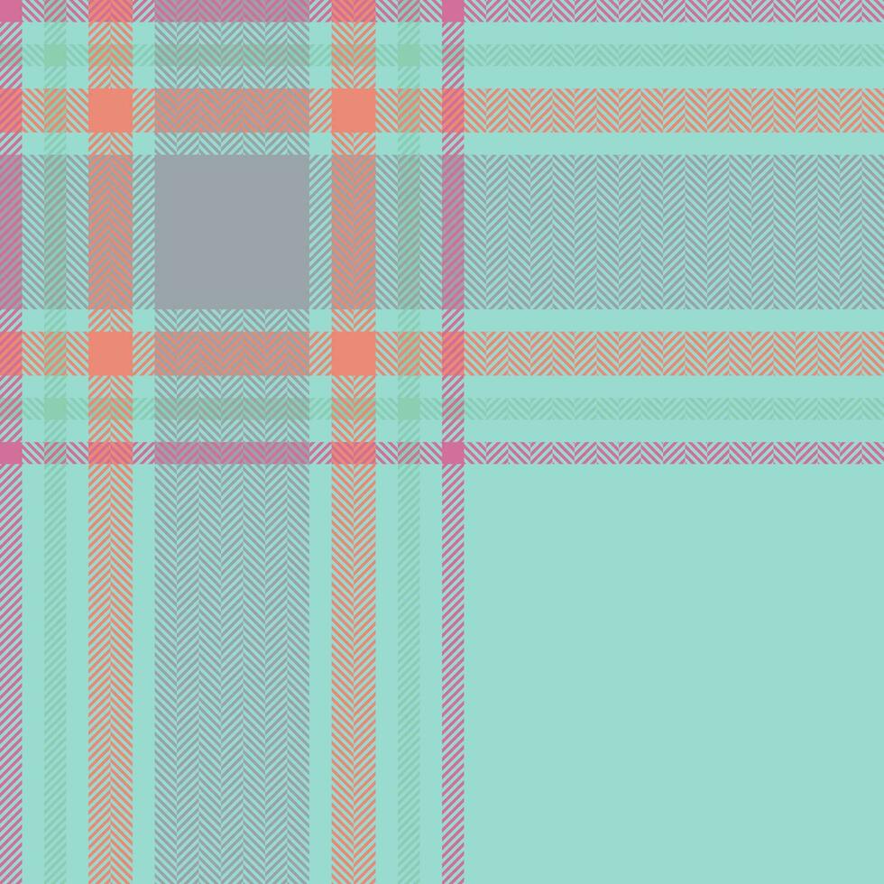 Plaid check pattern. Seamless fabric texture. Tartan textile print. vector