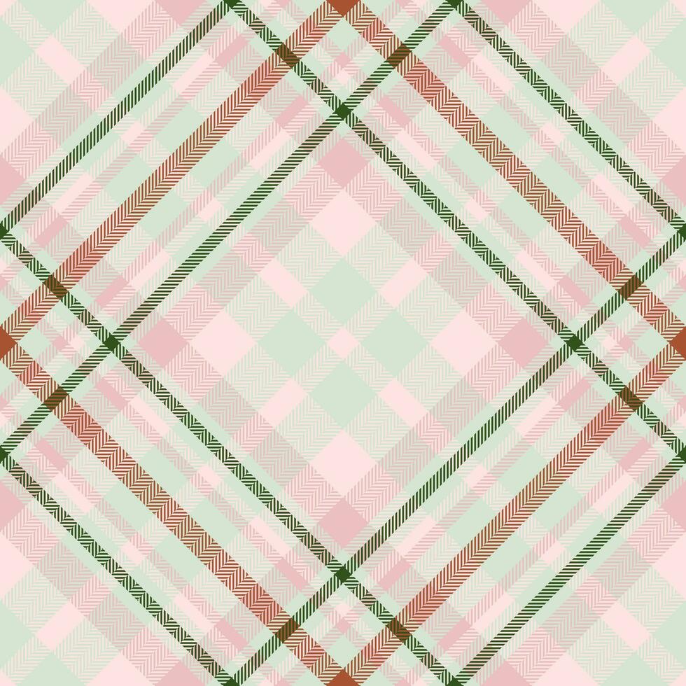Plaid pattern vector. Check fabric texture. Seamless textile design for clothes, paper print. vector