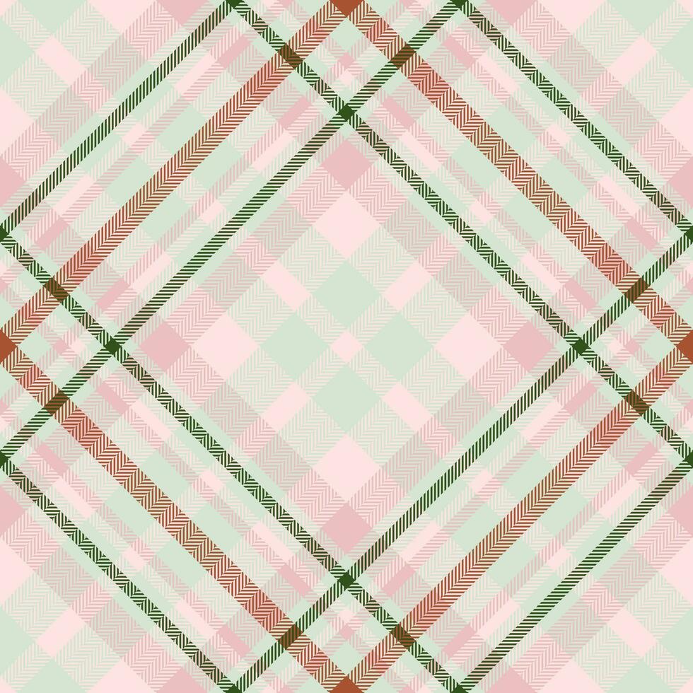 Plaid pattern vector. Check fabric texture. Seamless textile design for clothes, paper print. vector