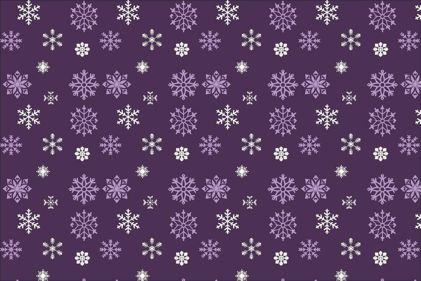 A Purple Background with White Snowflakes vector