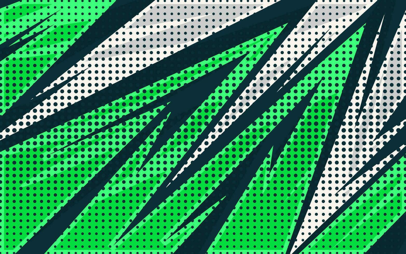 Green and white abstract background with dots pattern, for sports, games themed design vector