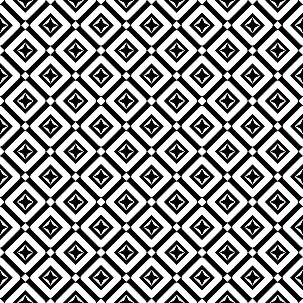 Black and white seamless abstract pattern. Background and backdrop. Grayscale ornamental design. vector