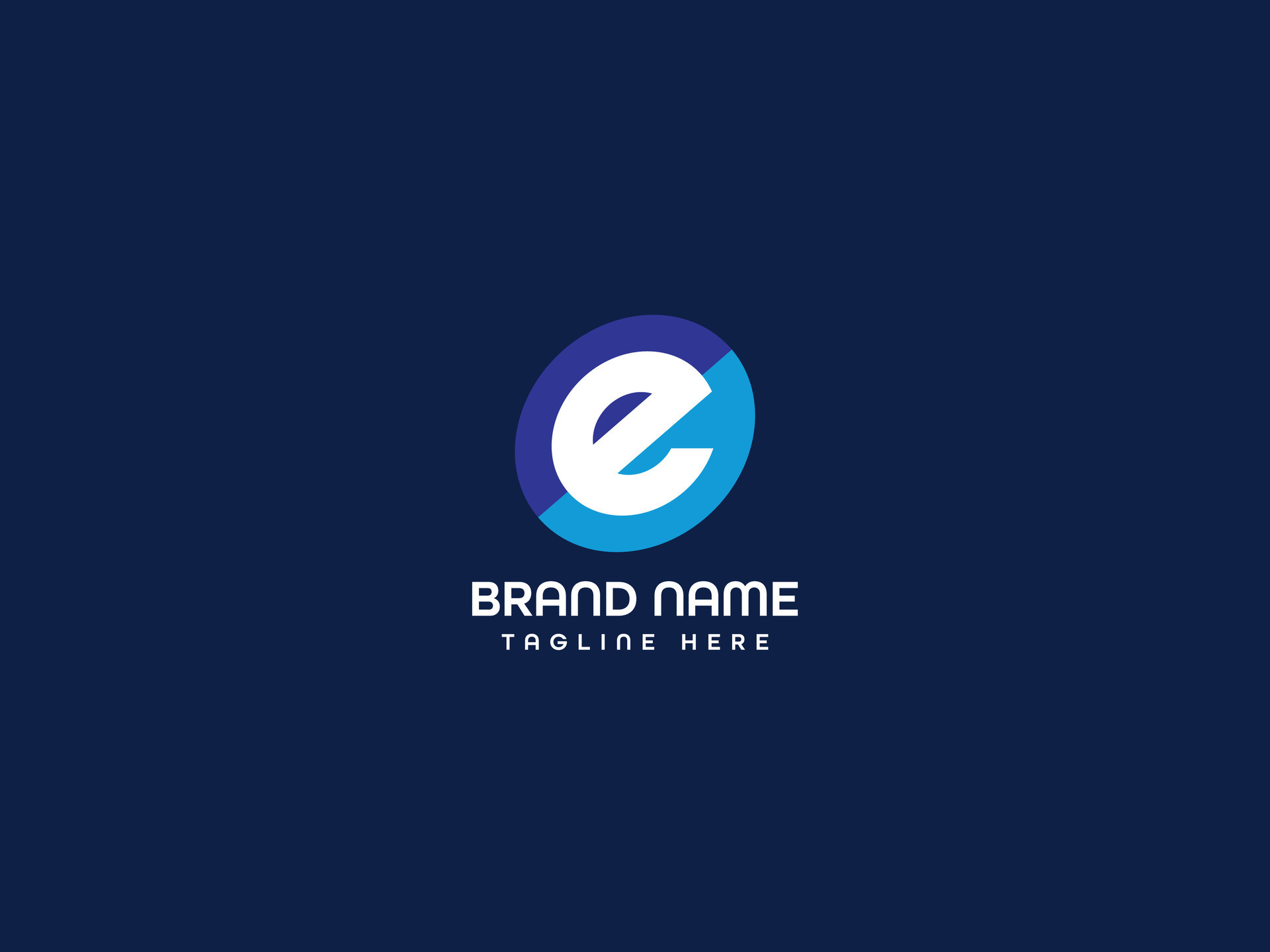 E letter modern logo design 33488433 Vector Art at Vecteezy