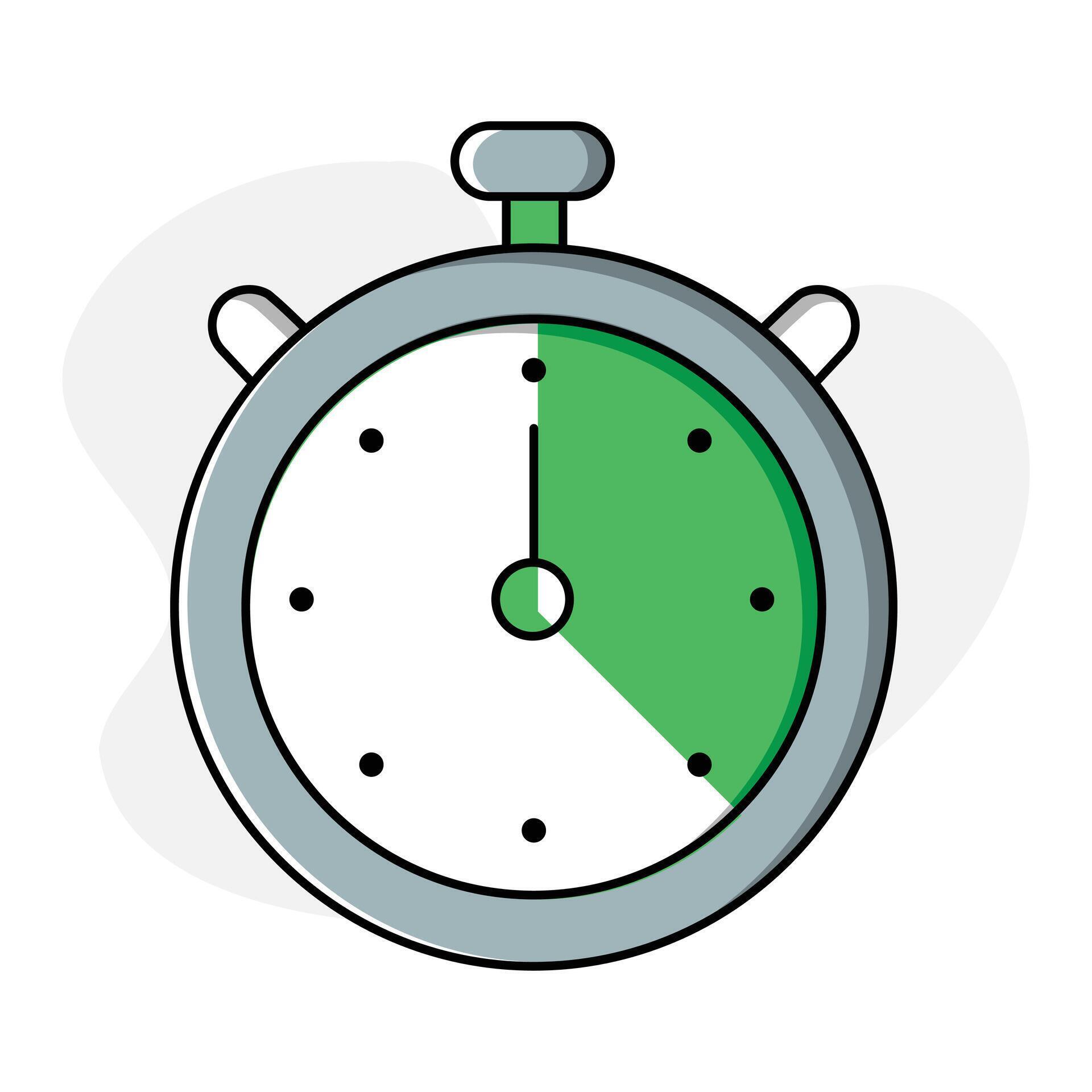 Time Limit Icon. A clock ticking icon to represent a time limit