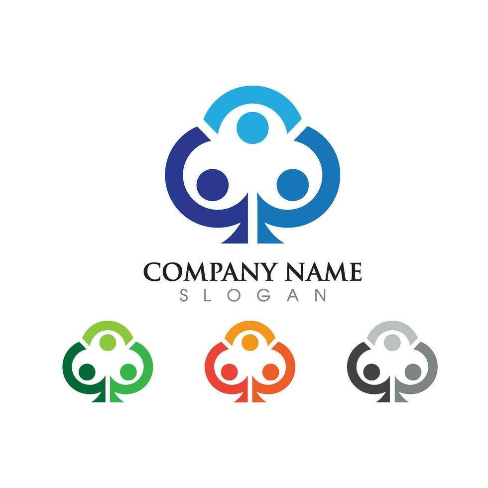 Community, network and social icon vector