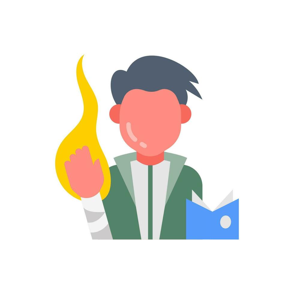 Sorcerer icon in vector. Illustration vector