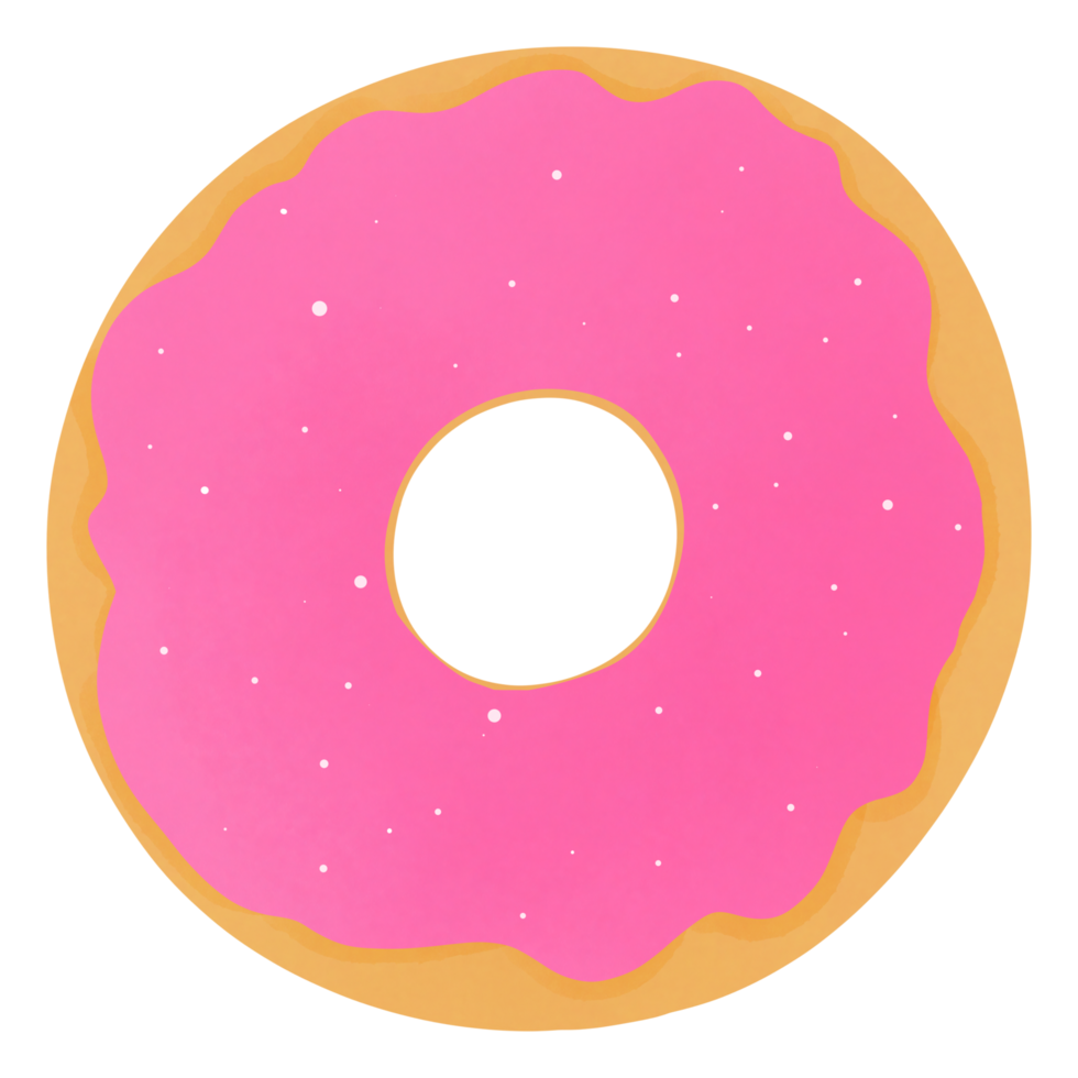 Strawberry donut yummy png