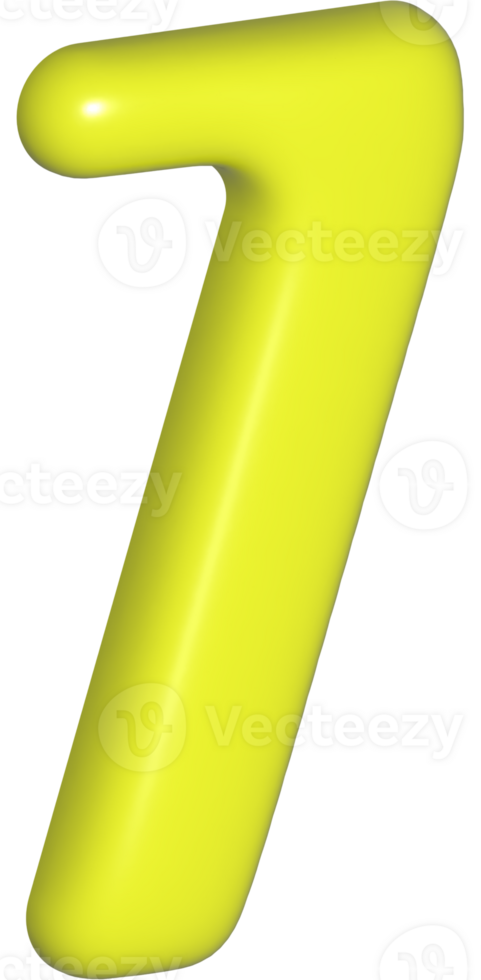 Number illustration. Hand drawn picture png