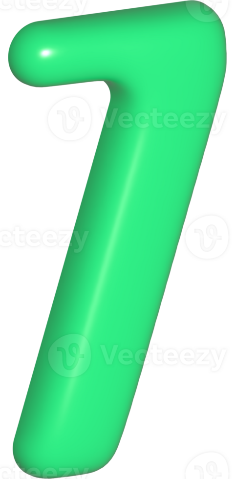 Number illustration. Hand drawn picture png