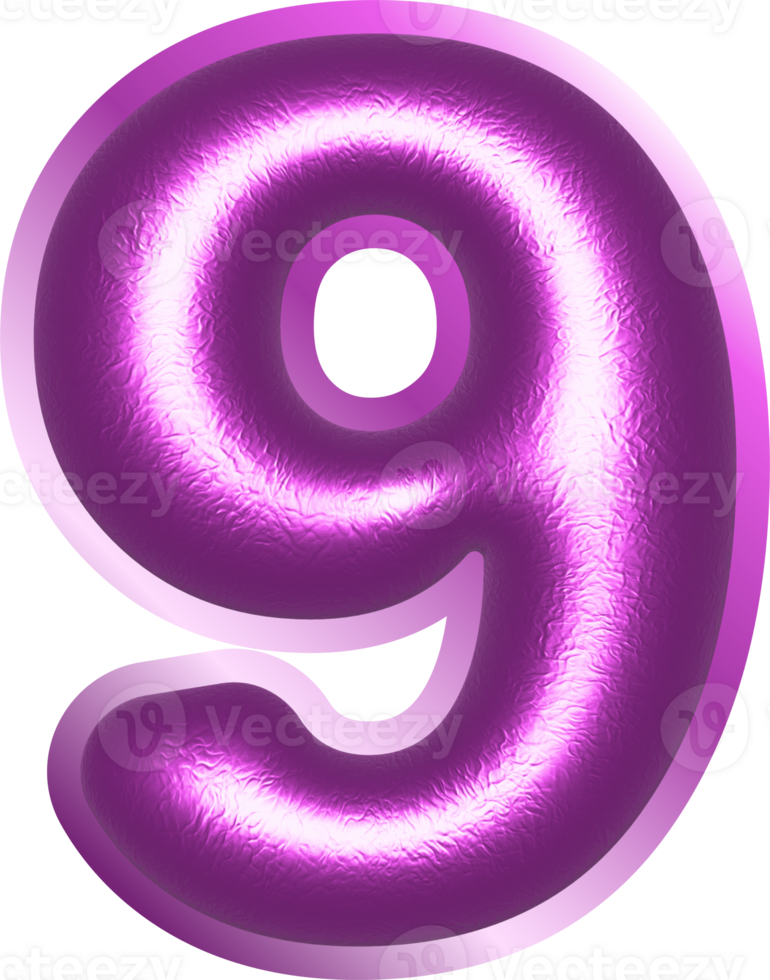 Number illustration. Hand drawn picture png