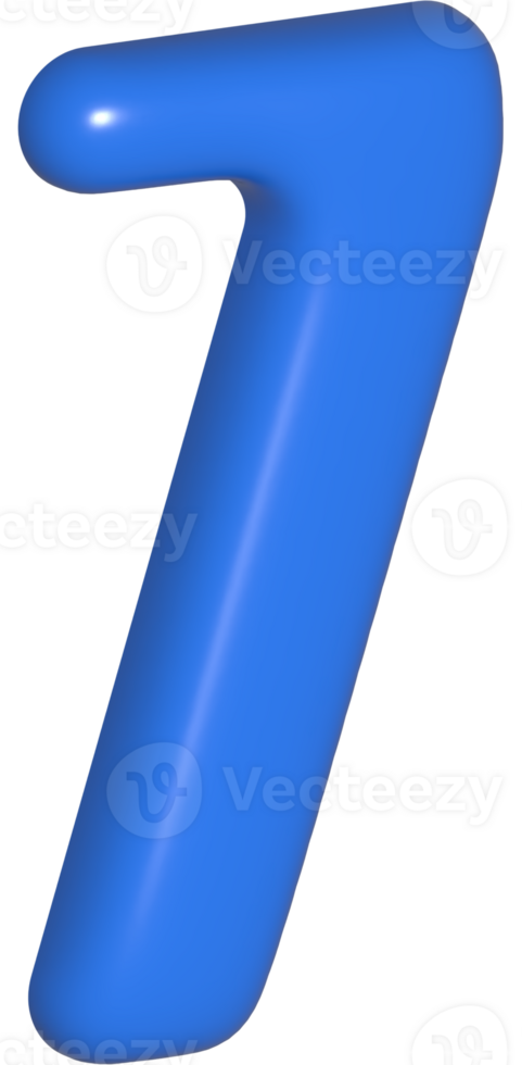 Number illustration. Hand drawn picture png
