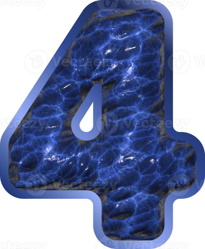 Number illustration. Hand drawn picture png