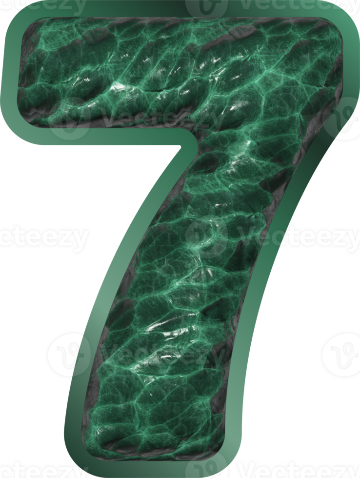 Number illustration. Hand drawn picture png