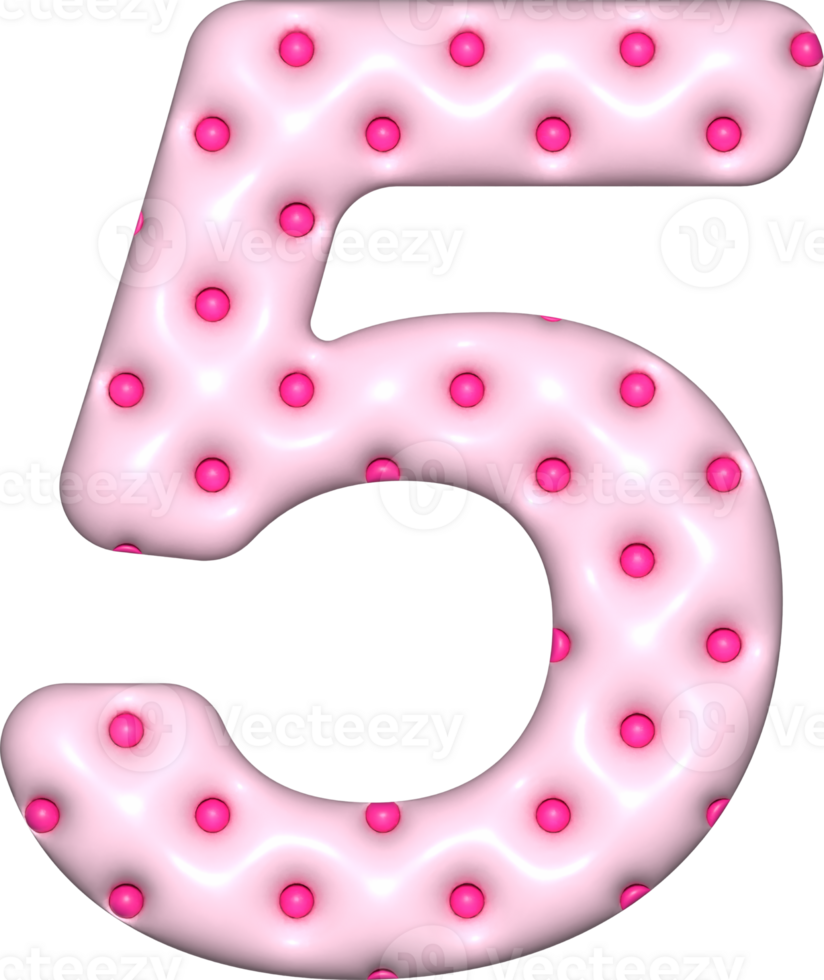 Number illustration. Hand drawn picture png