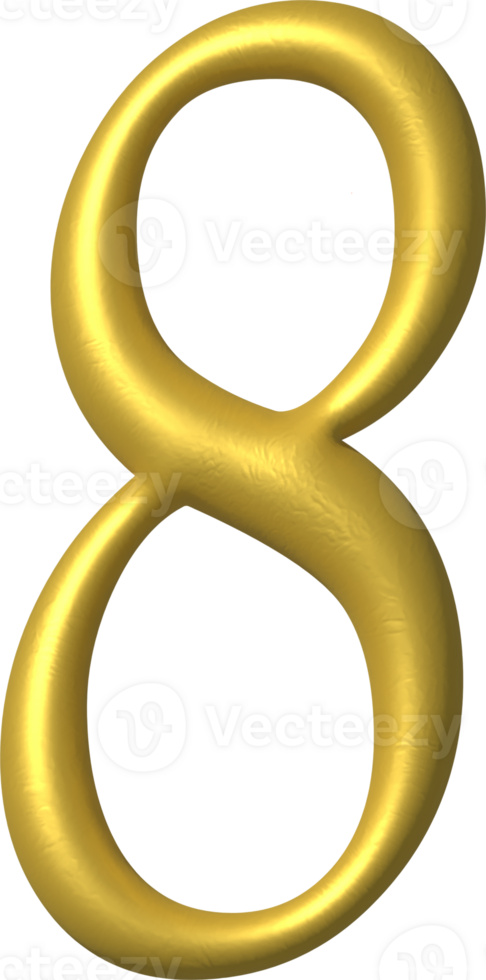 Number illustration. Hand drawn picture png