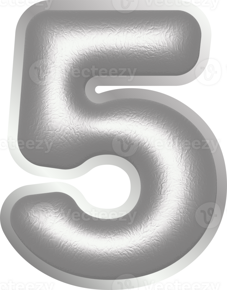 Number illustration. Hand drawn picture png