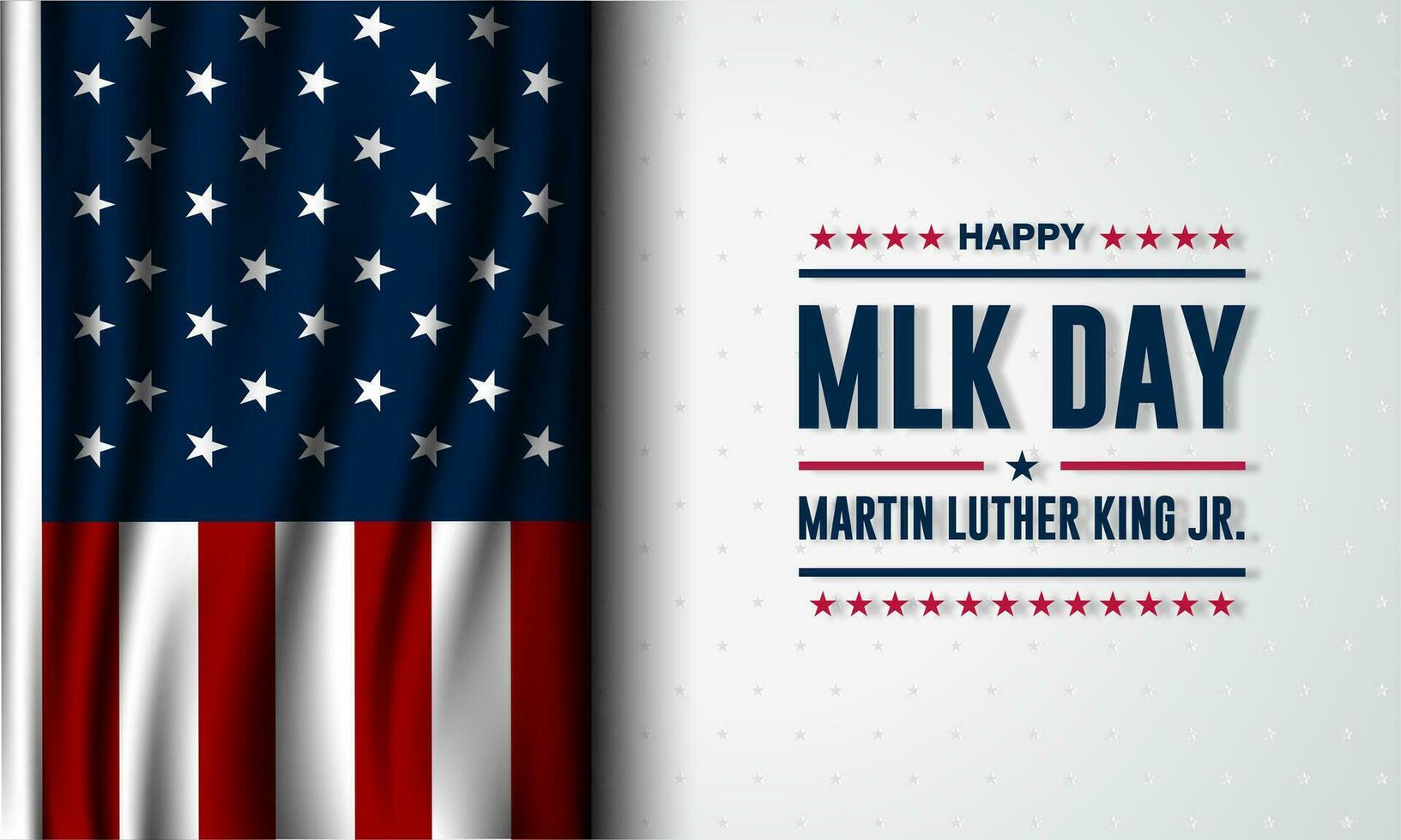 Happy Martin Luther King Jr. Day Background vector Illustration